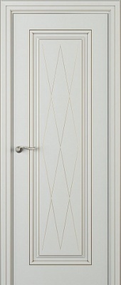 Межкомнатная дверь Аура ЛЧ80 Эмаль, RAL 7035, 600/700/800/900*2000 мм.